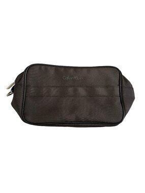 Calvin Klein Toiletry Bag Travel Dopp Kit Cosmetic Case Logo Lining GWP